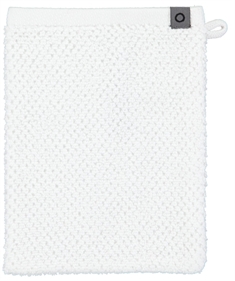 Essenza vaskehandske - 16x22 cm - Hvid - 100% økologisk bomuld - Connect uni bløde vaskeklude